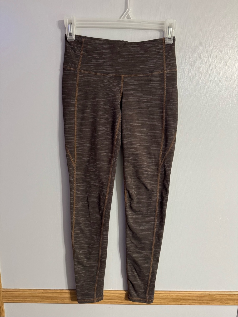 Athleta Brown Heathered High-Rise Performance Yoga Leggings Size XS